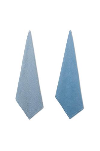 Coincasa σετ πετσέτες κουζίνας βαμβακερές μονόχρωμες 70 x 50 cm - 007358166 Μπλε
